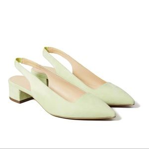 NWT Everlane The Editor slingback heels